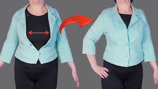 Good sewing trick  how to upsize a jacket without going to the tailor [upl. by Clarke]