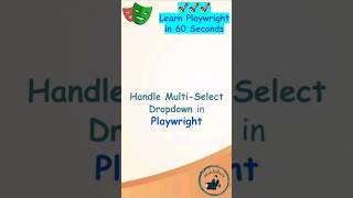 Playwright Tutorial  Handle MultiSelect Dropdown in Playwright [upl. by Matti]