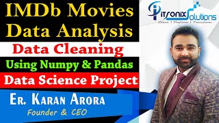 IMDB Movies Data Cleaning and Data Analysis using Python  IMDB Movies Data Analytics Using Pandas [upl. by Otina]