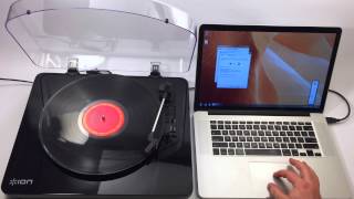 ION USB Turntables  listening through your computer speakers [upl. by Adekram]