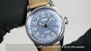 Oris Big Crown Pointer Date 01 754 7741 406507 5 20 63 Preowned [upl. by Brandyn]