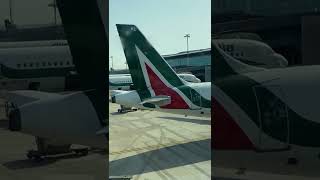 Old and New  Alitalia and ITA Airways at FCO [upl. by Gunas]