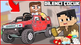 DİLENCİ ÇOCUK VE MİLYONER ALİNİN HAYATI 😱  Minecraft [upl. by Esorrebma]