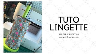 Tuto couture  essuie tout et lingette [upl. by Glarum]