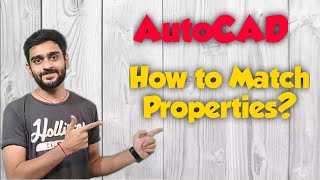 How to Match Properties in Autocad  PART 22 [upl. by Valeta]