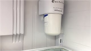 INSTALL New Water Filter into a Samsung Refridgerator  EASY INSTALL [upl. by Punak]