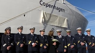 4K  Naming Ceremony new Scandlines Ferry COPENHAGEN at Fayard Shipyard Danmark [upl. by Heyra658]