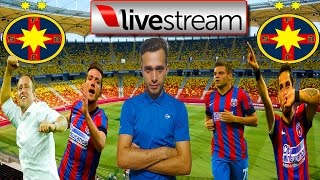 LiveStream Pes 2017 Romania Cariera cu Steaua  Mini QampA [upl. by Imnubulo]