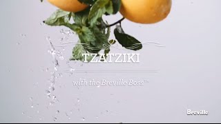 Tzatziki Dip Recipe powered by the best Breville Boss Blender [upl. by Kcirdde]