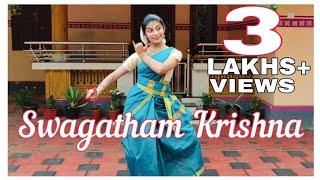 Swagatham Krishna  Dance Cover  Indian Raga  Padma Shalini [upl. by Assilac]