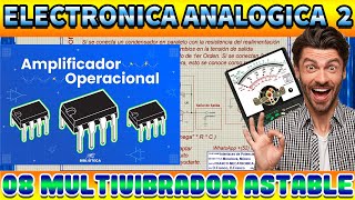 🟦 08 Multivibrador Astable con Amplificador Operacional curso practico con equipo de laboratorio [upl. by Loziram241]