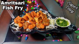 Amritsari Fish  अमृत्सरी फ़िश फ़्राई  Amritsari Fish Fry  Foodies World [upl. by Nalla]