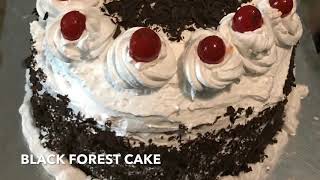 BLACK FOREST CAKE Recipe without ovenCooker cake [upl. by Kcinnay]