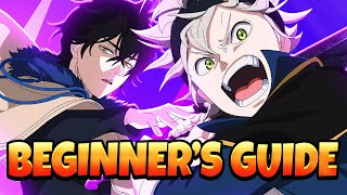 EVERYTHING YOU NEED TO KNOW COMPLETE BEGINNERS GUIDE TO BLACK CLOVER MOBILE 2024 [upl. by Lenka]