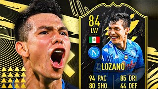 EL CHUCKY LOZANO 😁 84 LOZANO PLAYER REVIEW  FIFA 22 Ultimate Team [upl. by Nylirek]