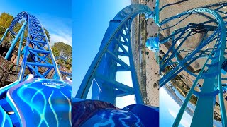 Every Roller Coaster at SeaWorld San Diego Front Seat POV [upl. by Ecyal]