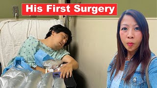 His First Surgery Experience with Tonsillectomy surgery and recovery [upl. by Marci776]