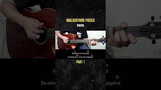 Maligayang Pasko  Siakol  Guitar Tutorial part 1 [upl. by Peter191]