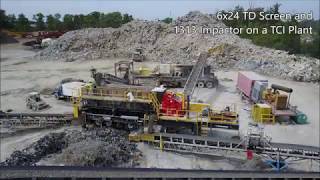 TCI Portable Screening amp Crushing Plant [upl. by Yenahc685]