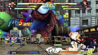 Storm amp C Viper Gameplay at The Daily Bugle  MARVEL VS CAPCOM 3 [upl. by Irish]