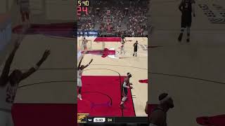 Michael Jordan POSTERIZED LeBron James In NBA 2K25 LeBronJames MichaelJordan NBA2K25 2KSports [upl. by Sublett36]