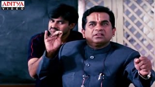 Pawan Kalyan And Brahmanandam Collage Comedy Scene In Mukkebaaz Hindi Movie [upl. by Connel]