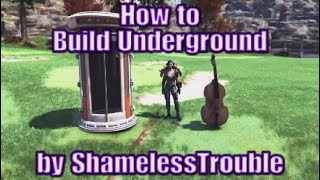 Fallout 76 Hacks  Build Underground Merging [upl. by Kannan16]