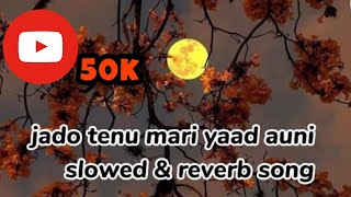 Jado tenu meri yaad auni  Ehsaas Remix  Slowed and Reverb  Naveed Akhtar  LoFi Remix [upl. by Xenia932]