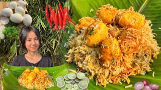 Egg Biryani  Anda Biryani recipe  Easy Egg Biryani recipe  Village Style Anda Biryani [upl. by Ogilvie180]