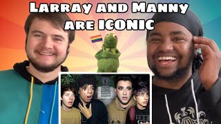 Sam and Colby We Took LARRAY amp MANNY to Haunted Mansion scary REACTION [upl. by Witcher137]