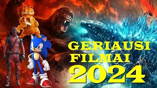 Geriausi Filmai 2024  Laukiamiausi Kino Filmai 2024  VeiksmoScifiKomedijosAnimacijaNuotykiu [upl. by Aihsem283]