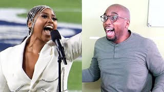 VOCAL TALKTHROUGH Jazmine Sullivan amp Eric Church  National Anthem at Super Bowl LV [upl. by Holbrook]