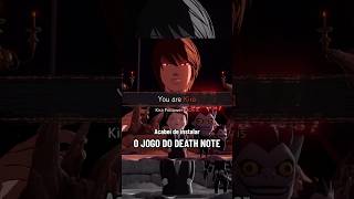 O jogo do Death Note 😂 deathnoteanime animegames deathnote deathnotel deathnotelight psplus [upl. by Nitnelav18]