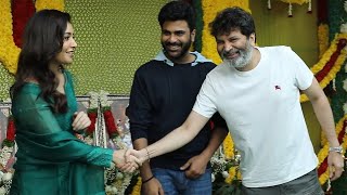 Trivikram Making Fun With Sharwanand And Raashi Khanna Latest CUTE Visuals At Sharwa33 Movie [upl. by Ahsenak]