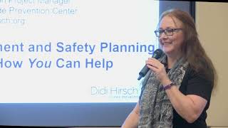 Suicide Prevention Workshop Suicide Risk Assessment and Safety Planning [upl. by Ramsdell]