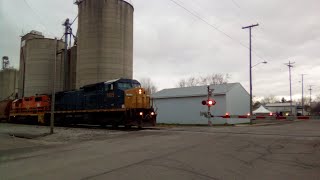 Afternoon EASTBOUND FWLI CFE09 CFE Mixed Freight Train 11222024 [upl. by Olegnad]