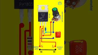 220v fan regulator circuit diagram Fan dimmer circuit diagram with BT 136 Fan Regulator Shorts [upl. by Schoenburg103]