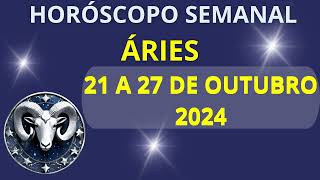 HORÓSCOPO ÁRIES 21 A 27 DE OUTUBRO 2024 [upl. by O'Connor]