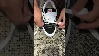 Como amarrar KNU SKOOL vans sneakers [upl. by Odnalro115]