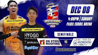 DN STEEL vs KONDOHGUMI  Full Match  Semifinals  2024 Spikers Turf Invitational Conference [upl. by Leandre]