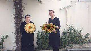 Vegetable Kebab  Mimoza Salad from Lamb Arsala in the oven [upl. by Ahsoj]