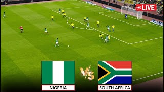 🔴Nigeria vs South Africa Live Football Match Today I FIFA World Cup Qualifier I PES 21 GAMEPLAY [upl. by Nwahsav]