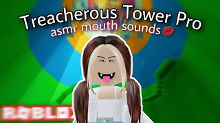 ASMR Roblox Treacherous Tower MOUTH SOUND ASSORTMENT💓 [upl. by Arahsit]