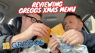 GREGGS FESTIVE MENU REVIEW [upl. by Eelrefinnej]