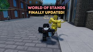 WORLD OF STAND FINALLY UPDATED [upl. by Rehtse]