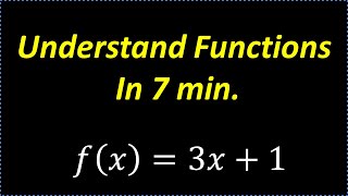 Learn Functions – Understand In 7 Minutes [upl. by Boehike]