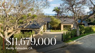 SOLD  Prestigious Riviera Contemporary  Pacific Palisades [upl. by Arammat]