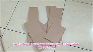 tugas pkk tutorial membuat box file holder ine nurul siesi vina [upl. by Akimrej]