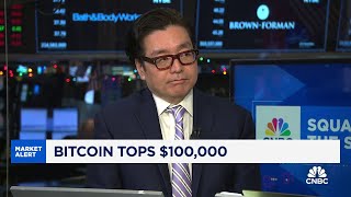 Bitcoins breakout is a precursor for equities through yearend says Fundstrats Tom Lee [upl. by Abramson]