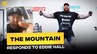 The Mountain Hafthor Bjornsson hits back at Eddie Hall after 501kg world record deadlift [upl. by Riaj]